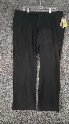 女士 MOSSIMO 中腰直筒裤 3 码黑色裤子 16 码 — 第 1/4 张图片