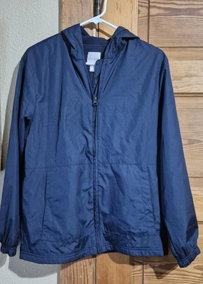 Chaqueta forrada cortavientos ligera azul Cat & Jack unisex para niños XL (16) Foto 1 de 4