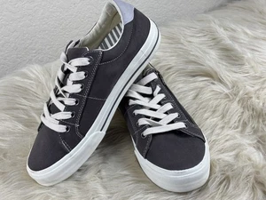 Taos Z Soul Women’s Size 7 Graphite Light Grey Distressed Comfort Sneaker - Picture 1 of 7