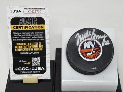 Disco ISLANDERS firmado por Mike Boss certificado de autenticidad JSA Foto 1 de 2