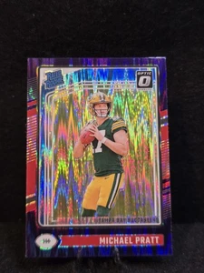 2024 Donruss Optic - Rated Rookie Michael Pratt #280 Viola Shock Bucs - Foto 1 di 2