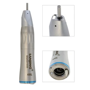 Pieza de mano recta dental 1:1 baja velocidad eléctrica interior agua fibra óptica LED NSK - Imagen 1 de 16