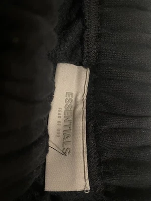 Fear Of God Essentials Black Stretch Limo Sweat Shorts Size XS BRAND NEW - Image 1 of 2