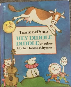 RARE! 1st Vtg Ed. Hey Diddle Diddle & Other Mother Goose Rhymes 1985 ACCEPTABLE! - Picture 1 of 10
