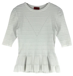 Hugo Boss Camiseta De Manga 3/4 Para Mujer Talla S - Imagen 1 de 11