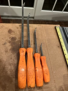 Snap On 4pc Orange Hard Prybar Set SPB704A SPB24A SPB18A SPB12A SPB8A SPB704O - Bild 1 von 9