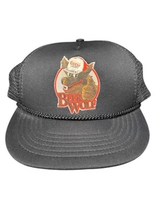 Vintage Coors Light Beer Wolf Truckers Hat Adjustable Mesh SnapBack Cap NWOT - Picture 1 of 8