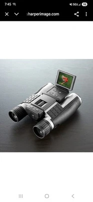 Sharper Image Professional 12X Zoom Digital Camera Binoculars (New, Open Box) - Image 1 of 3