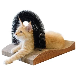 Cat Self Groomer, 2.0 Version Cat Arch Face Scratcher with Scratcher Pad, Cat... - Picture 1 of 6