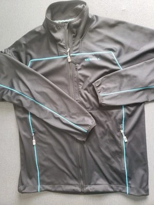 Фитиль мужской Merrell L Select на молнии спортивная одежда походный бег черный с бирюзой - Изображение 1 из 4