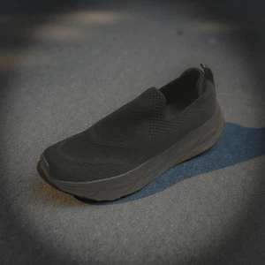 Neu ohne Karton schwarze STQ Wanderschuhe Memory Foam Einlegesohle Damengröße 6,5 - Bild 1 von 8