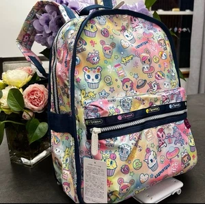 Tokidoki x LeSportsac Lumi Donutella Carrier Backpack Bag Tote Unicorn laptop - Picture 1 of 11