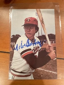Mike Cubbage, 1979 Signed Minnesota Twins Postcard - Picture 1 of 2