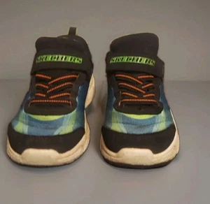 Skechers Thermoflux Size 13 Kids Shoe Multicolored Green And Blue - Picture 1 of 5