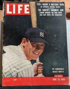 Life Jun 25 1956: Mickey Mantle special, Moby Dick, Venice enchanted,Tito-USSR - Foto 1 di 11