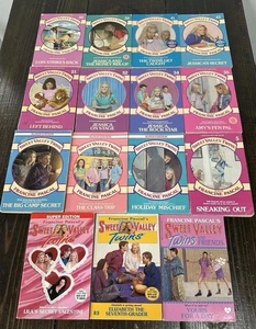 Sweet Valley Twins Book Lot of 15 Paperbacks by Francine Pascal SHIPS FREE - Foto 1 di 18