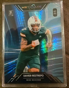 2025 Wild Card Metallix Xavier Restrepo 2/5 RC Rookie Teal  - Foto 1 di 3