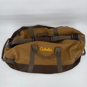 Cabella's Heavy Duty Canvas Bag XL 32" X 14" X 16" brown Hunting Fishing Camping - Picture 1 of 11