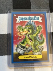 2025 Topps Garbage Pail Kids Battle Of The Bands 87/99 Blue Ram Paige 32b - Bild 1 von 7