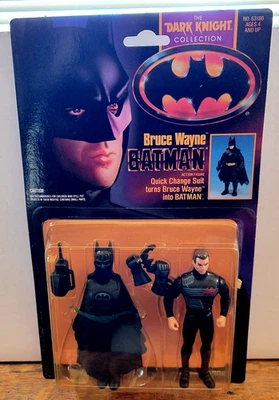 Kenner The Dark Knight Collection Bruce Wayne 1990 cambio rápido Batman sin usar, en caja Foto 1 de 4