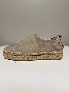 Espadrillas Rag & Bone da donna Nina in camoscio fumè marrone chiaro con plateau US 8 EU 38 - Foto 1 di 14