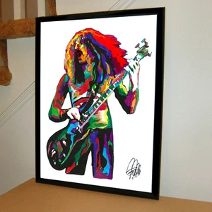 Geezer Butler Black Sabbath Bass Heavy Metal Music Print Poster Wall Art 18x24 - Picture 1 of 7