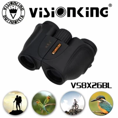 Visionking 8X26 Porro Outdoor +Hunting +Travelling Bak 4 Binoculars Fully coated - Image 1 of 4