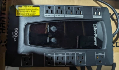 CyberPower AVRG900 900VA Battery Backup System - Never Used but *box not incl. - Image 1 of 3