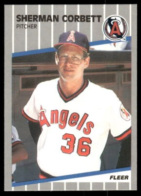 1989 Fleer #473 Sherman Corbett RC Glossy - NM+ - Image 1 of 2