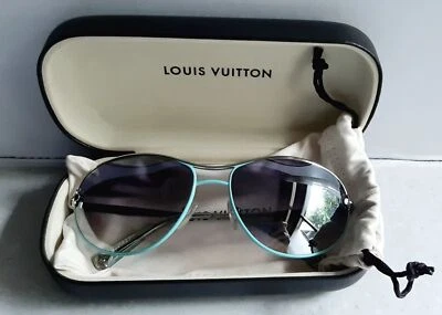 Louis Vuitton Gafas de Sol con Estuche y Bolso Gafas Accesorio Morado Gradación 32 Foto 1 de 4