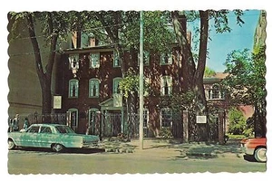 Henry Wadsworth LONGFELLOW HOME Famed Poet Portland MAINE Postcard ME  - Picture 1 of 2