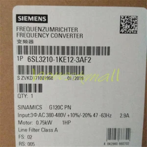 Ein SIEMENS Inverter 6SL3210-1KE12-3AF2 6SL3 210-1KE12-3AF2 Neu - Bild 1 von 1