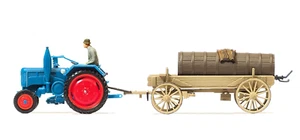 Preiser 17939 Ackerschlepper Lanz D 2416 mit Jauchewagen Fertigmodell H0 1:87 - Bild 1 von 2