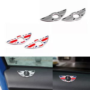 For M n Cooper R55 R56 R57 F55 F56 F57 Door Pin Lock Wing Emblem Badge Stickers - Foto 1 di 7