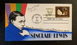 Sinclair Lewis Goldberg Hand Painted Cover FDC 5 of 100 - Picture 1 of 2