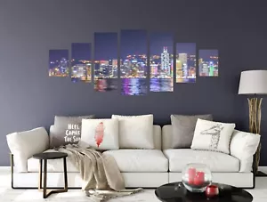 3D Night City 760 Unframed Print Wall Paper Decal Wall Deco Indoor AJ Wall Jenny - Picture 1 of 6