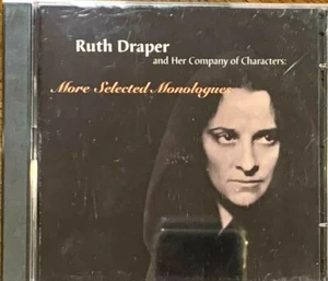 Ruth Draper & Her Company of Characters: More Selected Monologues NEW CD - Picture 1 of 2