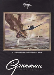 Pubblicità aeronautica Grumman Hellcat 1945 18/01/2025d1 - Foto 1 di 1