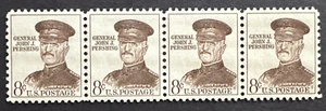 US 1961 Scott # 1214 Strip of 4 MNH OG General John J Pershing - Picture 1 of 2