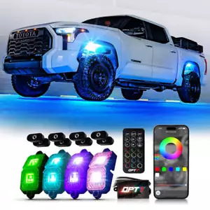 Underglow LED RGB Rock Light w/Remote w/Magnet Offroad Truck Car OPT7 Photon - Picture 1 of 11