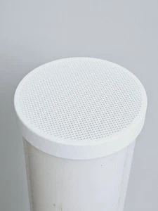 2-1/2" PVC Vent Screen, 2.875" ID, Fine Mesh, All Plastic fits on OD of Pipe - Picture 1 of 6