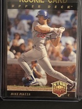 1993 Upper Deck UD #2 Mike Piazza Rookie RC LA Dodgers Rookie of Year Season OBO