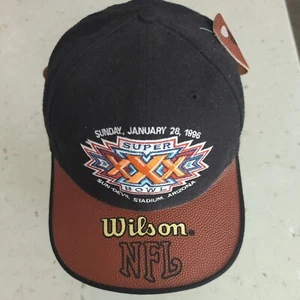 Vintage NFL 1996 Super Bowl XXX Strapback Hat Cap -Amerian Needle Made USA - Picture 1 of 9