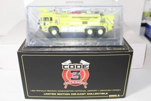 CODE 3 COLLECTIBLES Ronald Reagan Washington National Airport MWAA Oshkosh Crash - Picture 1 of 3
