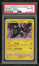 2017 POKEMON SUN & MOON SHINING LEGENDS 35 ZEKROM-HOLO-PSA 10 GEM MINT 💎