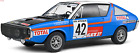 Solido Renault 17 Blue Rallye Abidjan Nice 1976 1/18 Scale