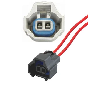 Conector inyector - NIPPON DENSO DUAL SLOT con cable (Female) injection plug - Picture 1 of 3