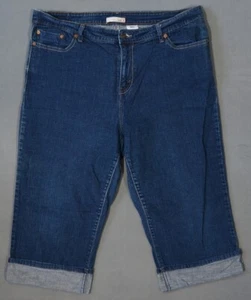 VH11459 **LEVI'S** 515 CAPRI, PANTALONES CORTOS VAQUEROS PARA MUJER talla 22 - Imagen 1 de 6