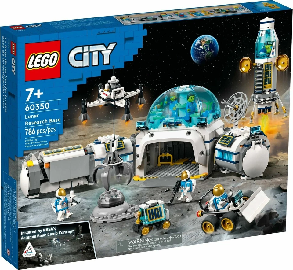 60350 LUNAR RESEARCH BASE lego set NEW city legos nasa SPACE camp MOON Artemis - Image 1 of 1
