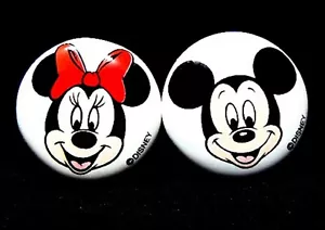 Mickey Mouse Minnie Mouse Drawer Knob Ceramic 6 pieces LIMITED - Picture 1 of 5